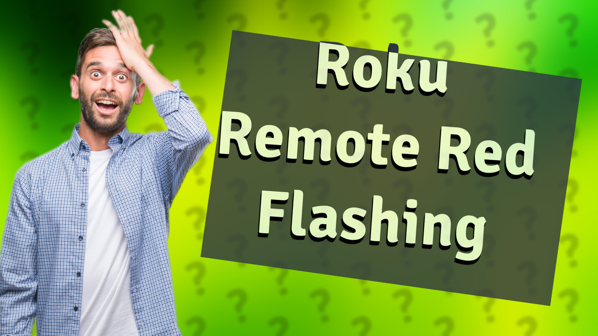 Roku Remote Red Flashing