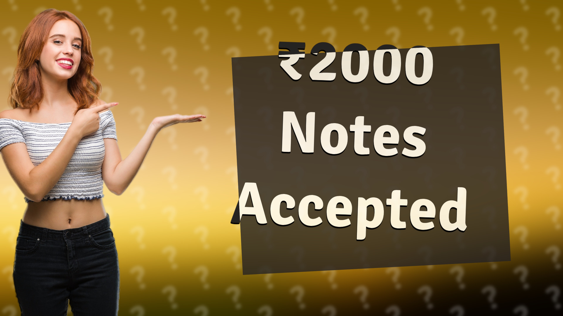 ₹2000 Notes Accepted