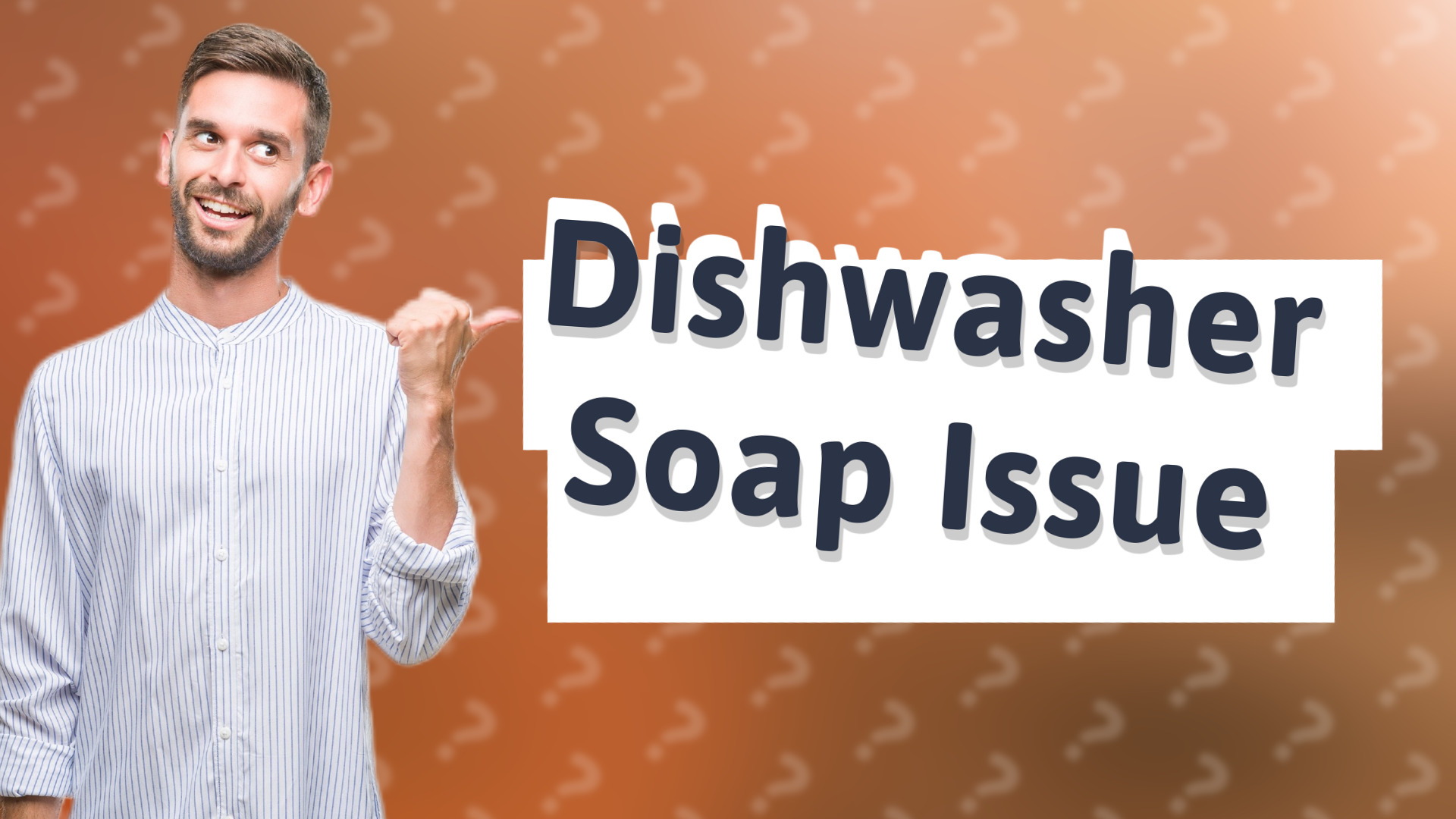 Dishwasher Soap Issue