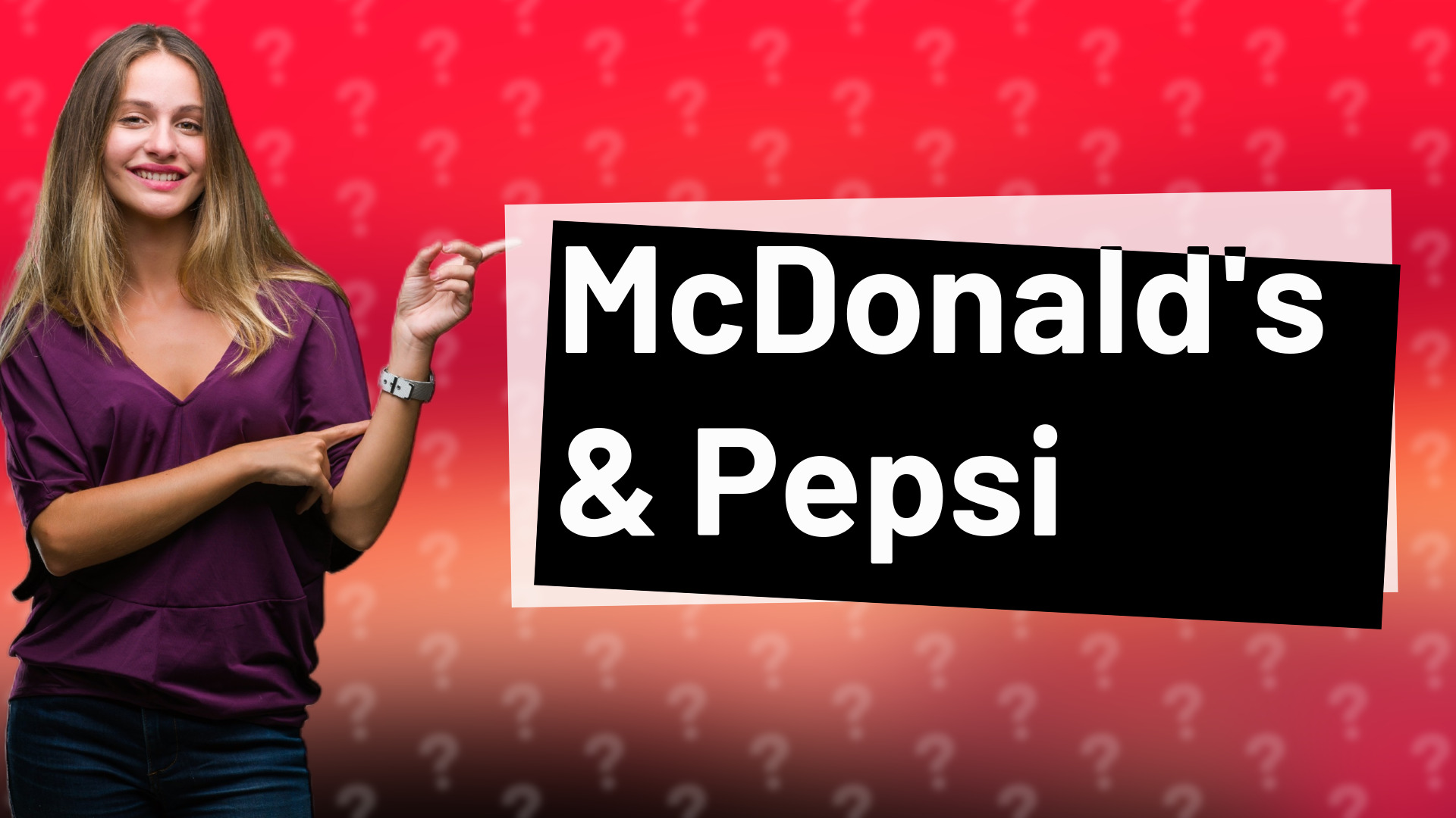 McDonald's & Pepsi