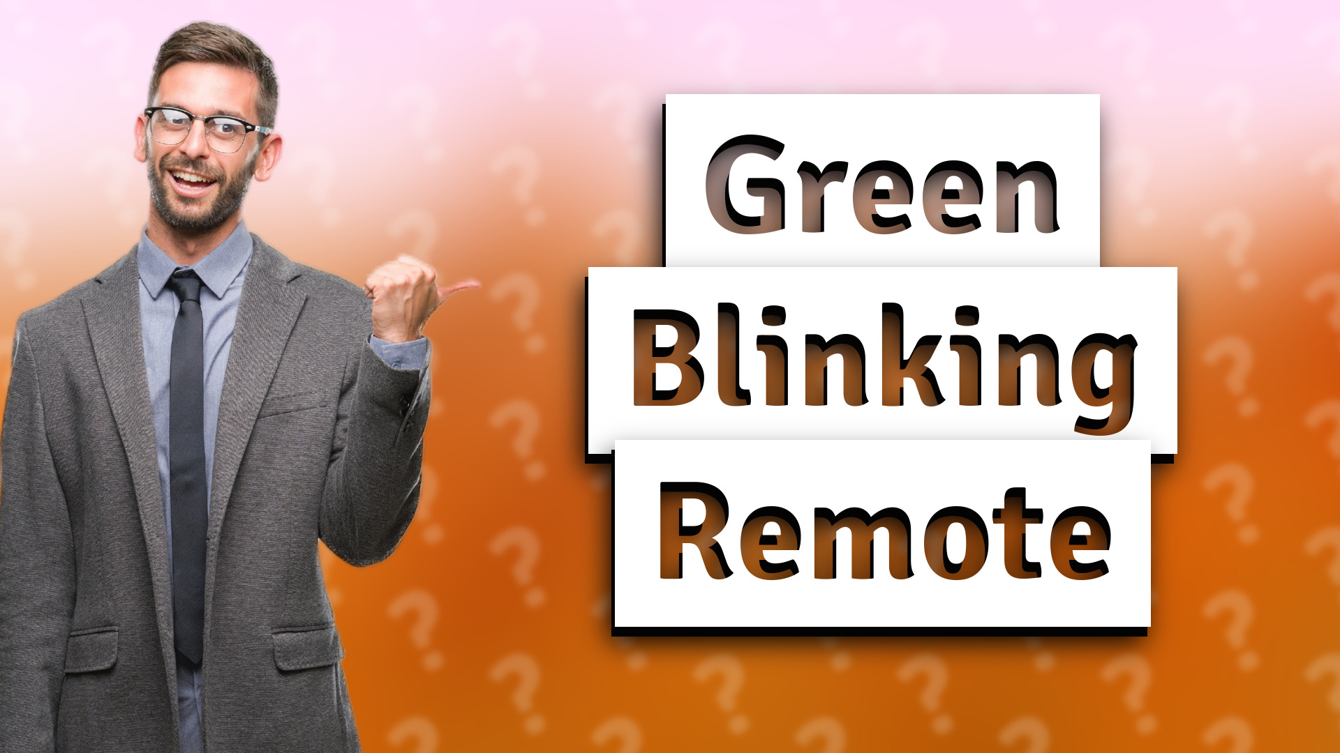 Green Blinking Remote