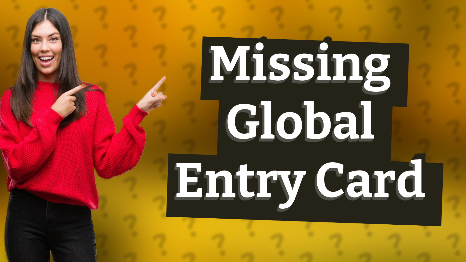 Missing Global Entry Card