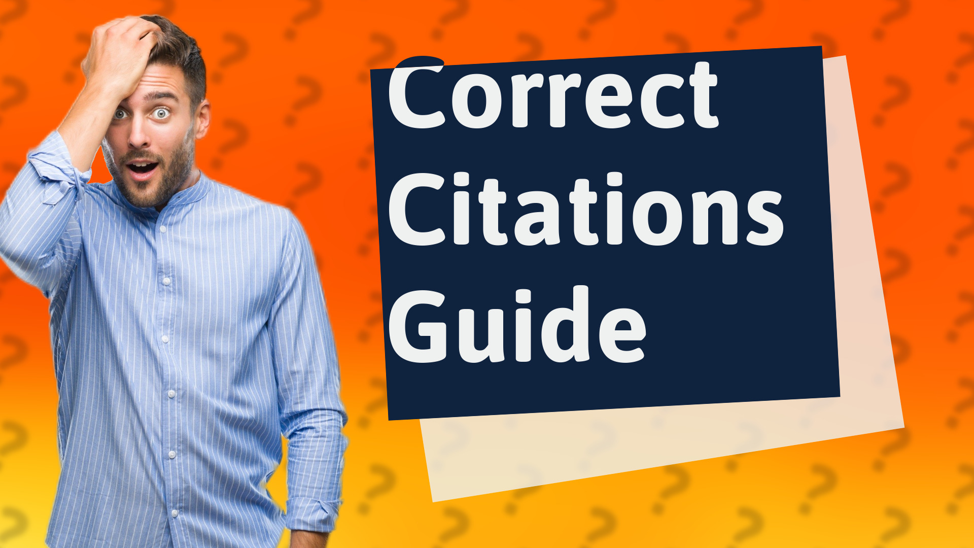 Correct Citations Guide