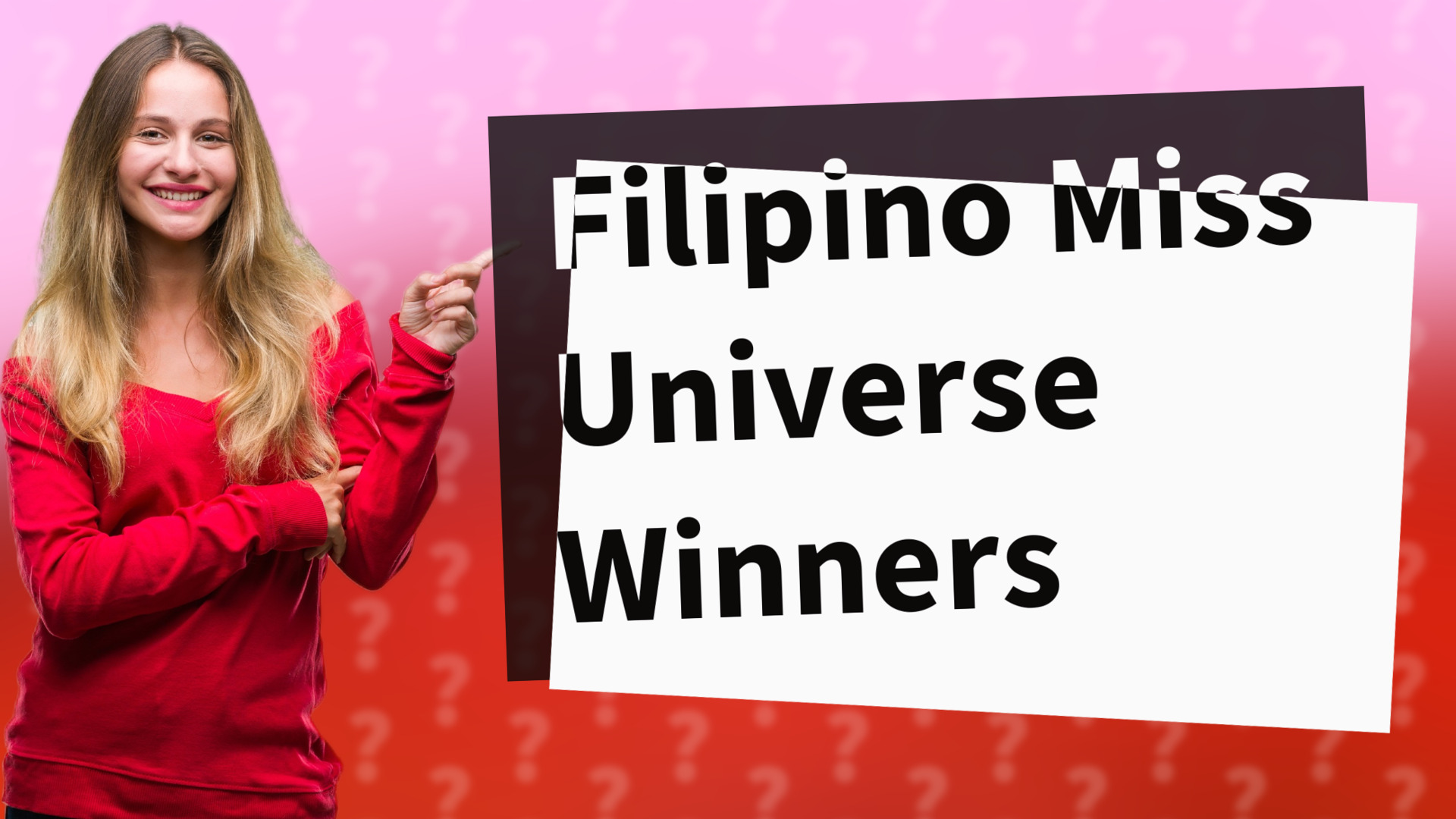 Filipino Miss Universe Winners