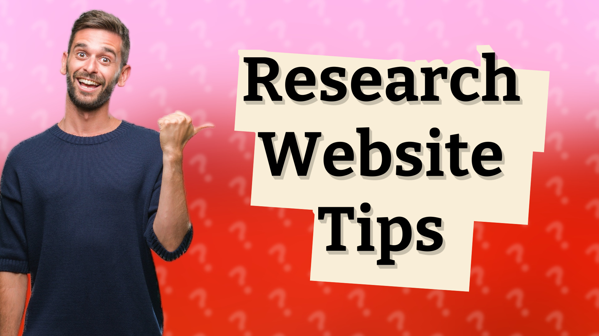 Research Website Tips
