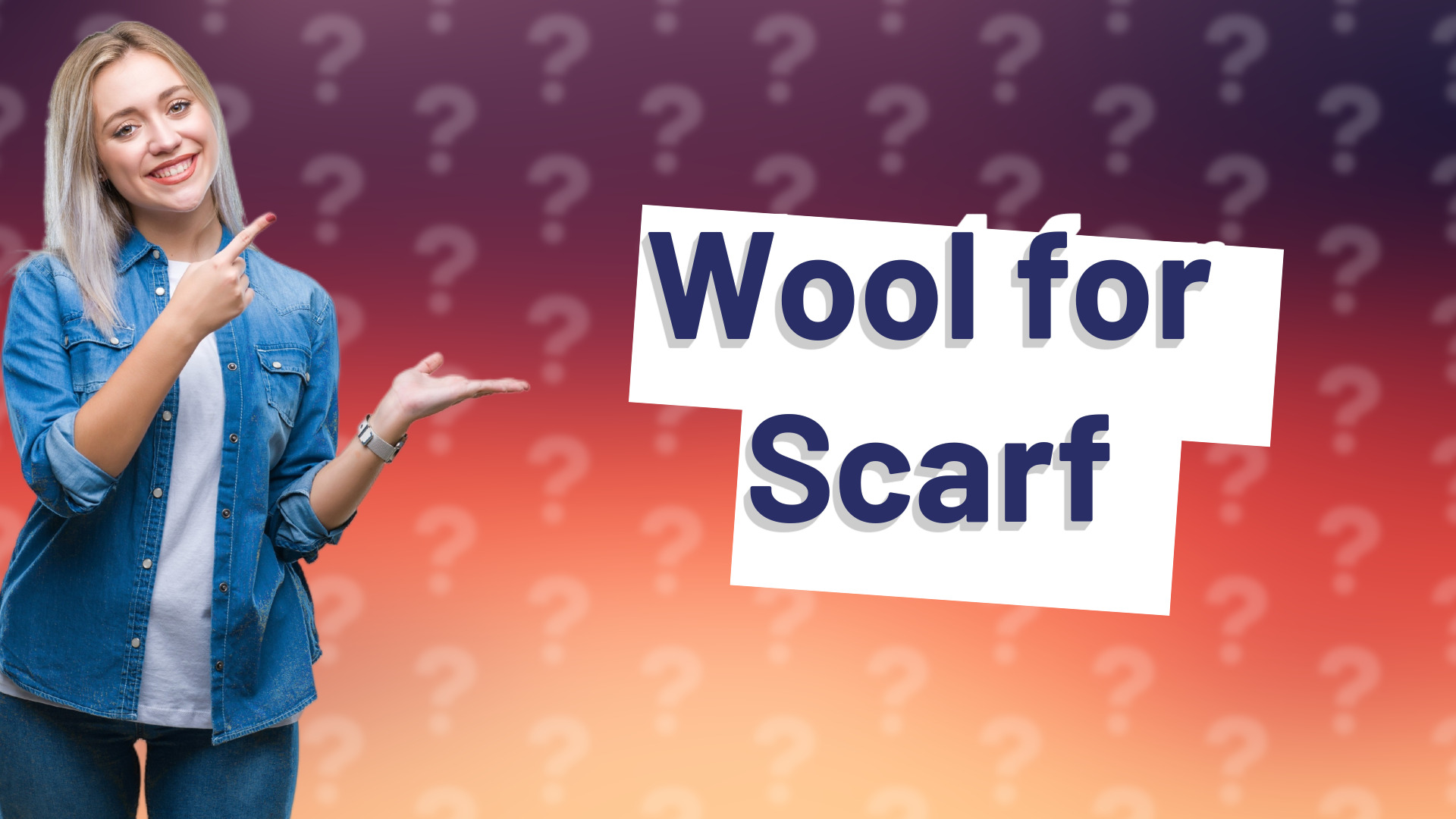 Wool for Scarf