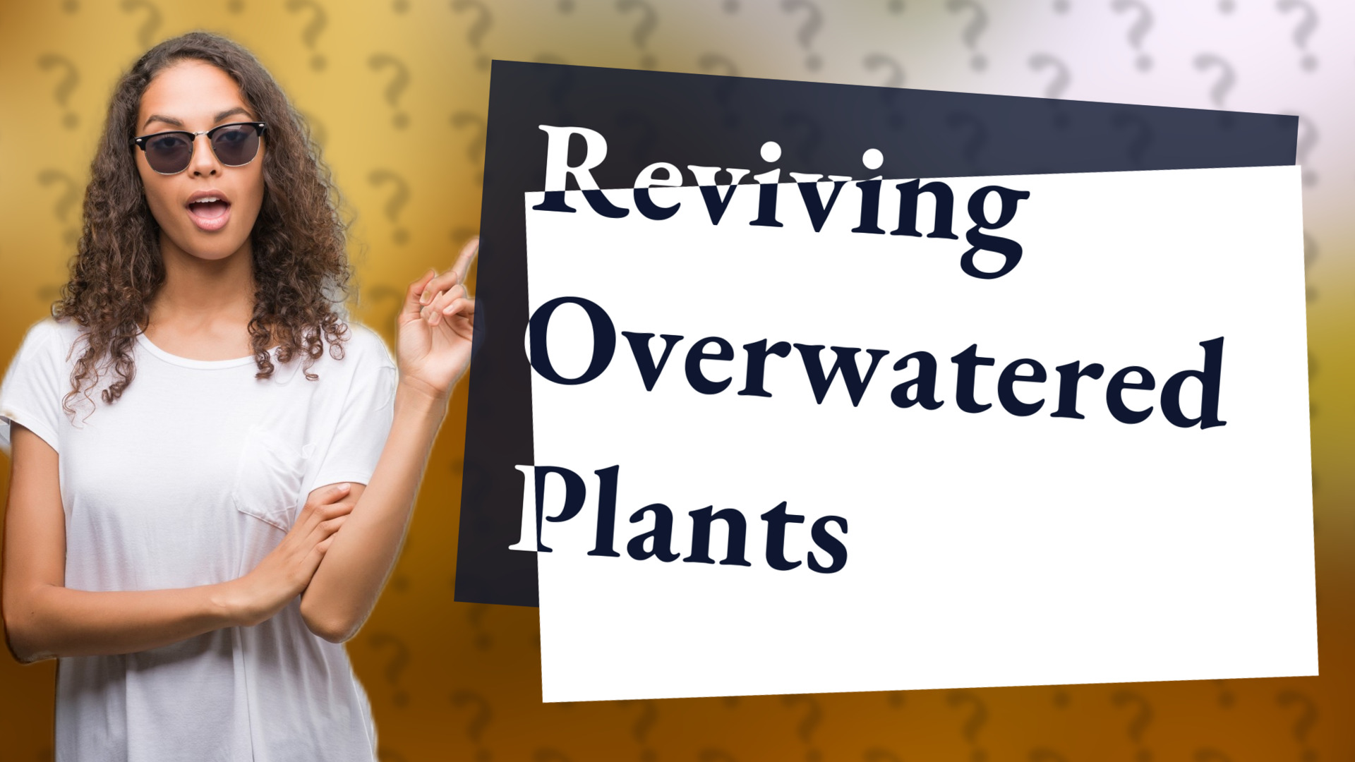 Reviving Overwatered Plants