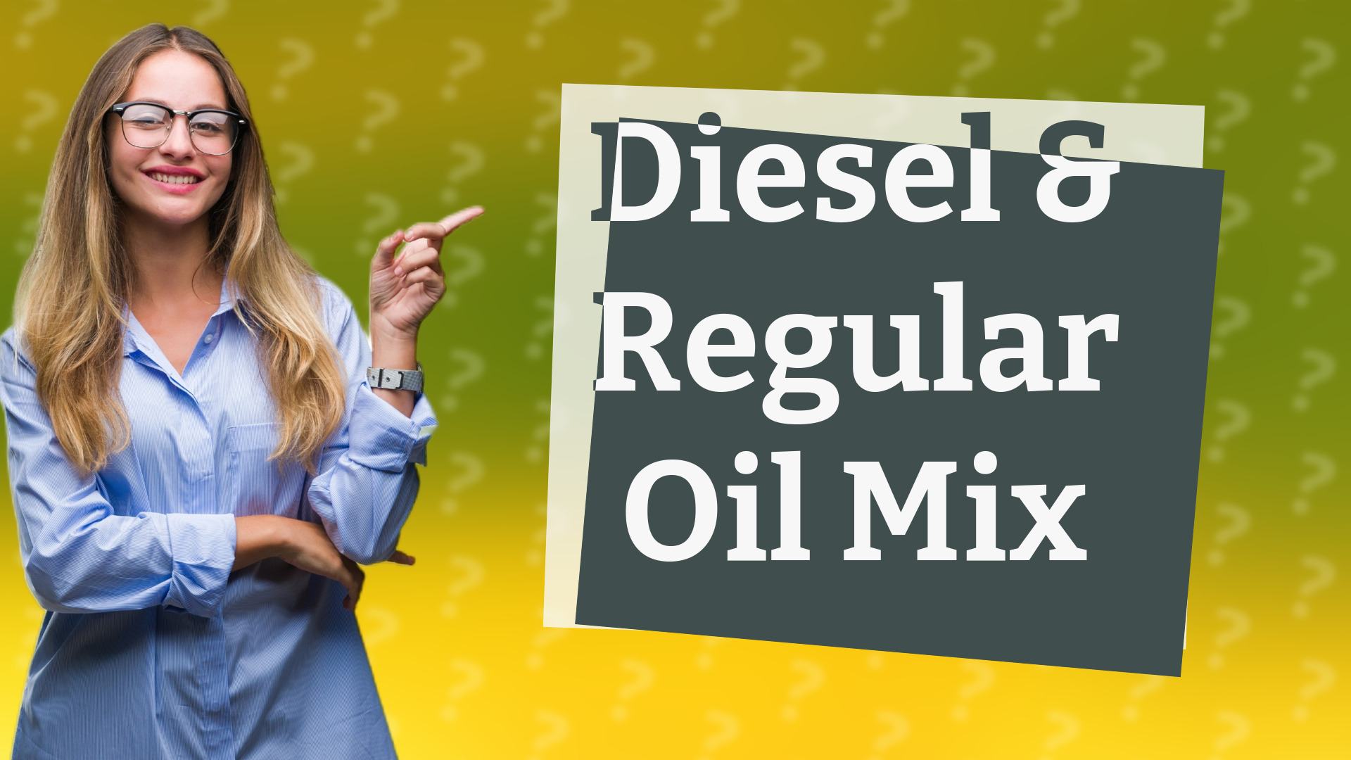 Diesel & Regular Oil Mix