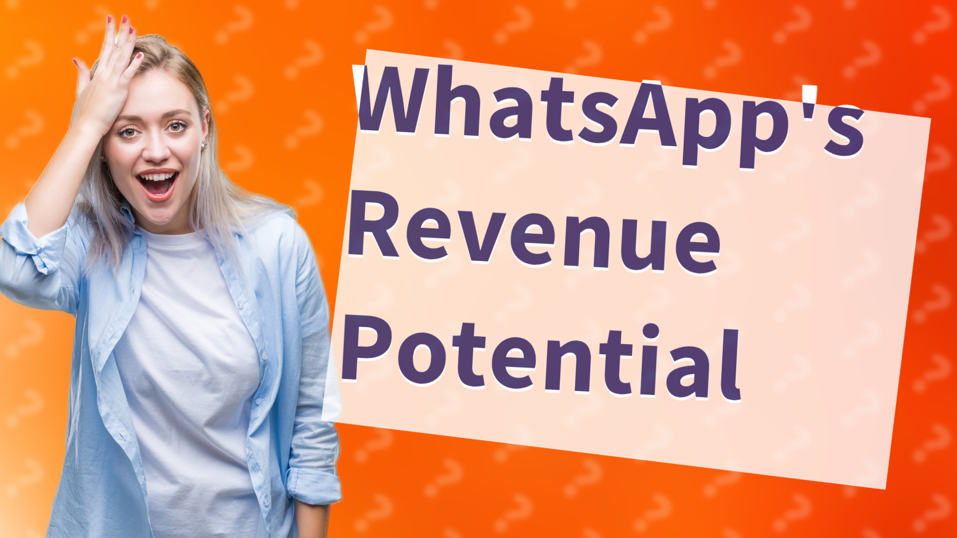 WhatsApp's Revenue Potential