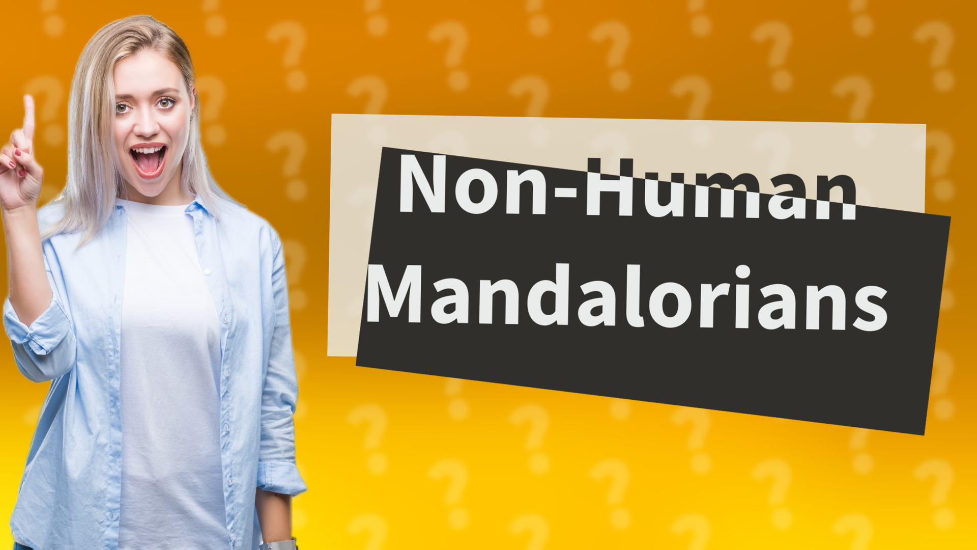Non-Human Mandalorians
