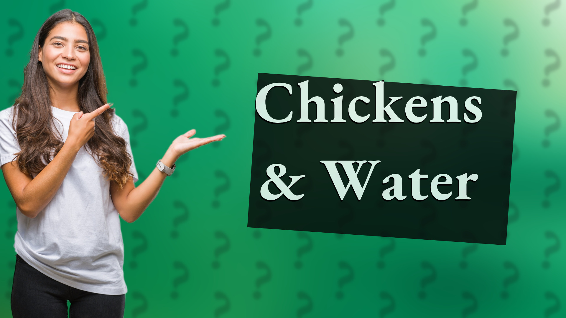 Chickens & Water