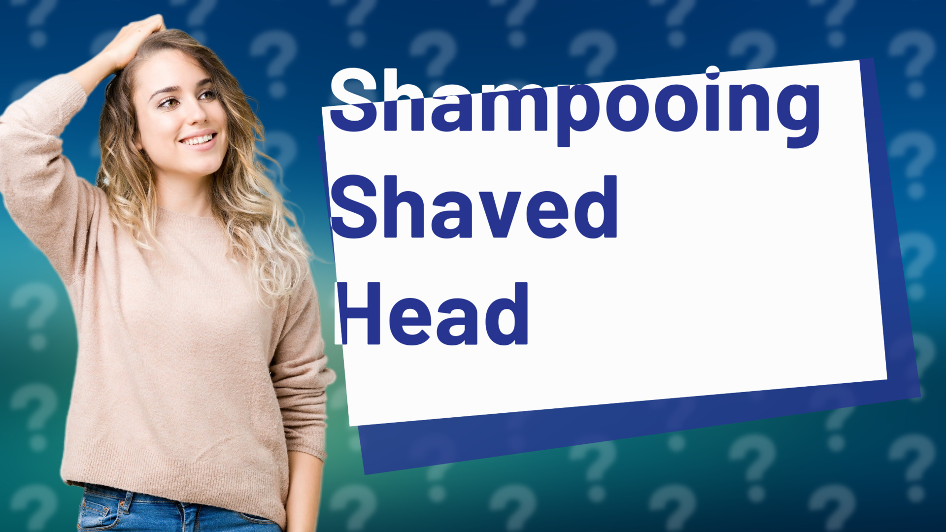 Shampooing Shaved Head