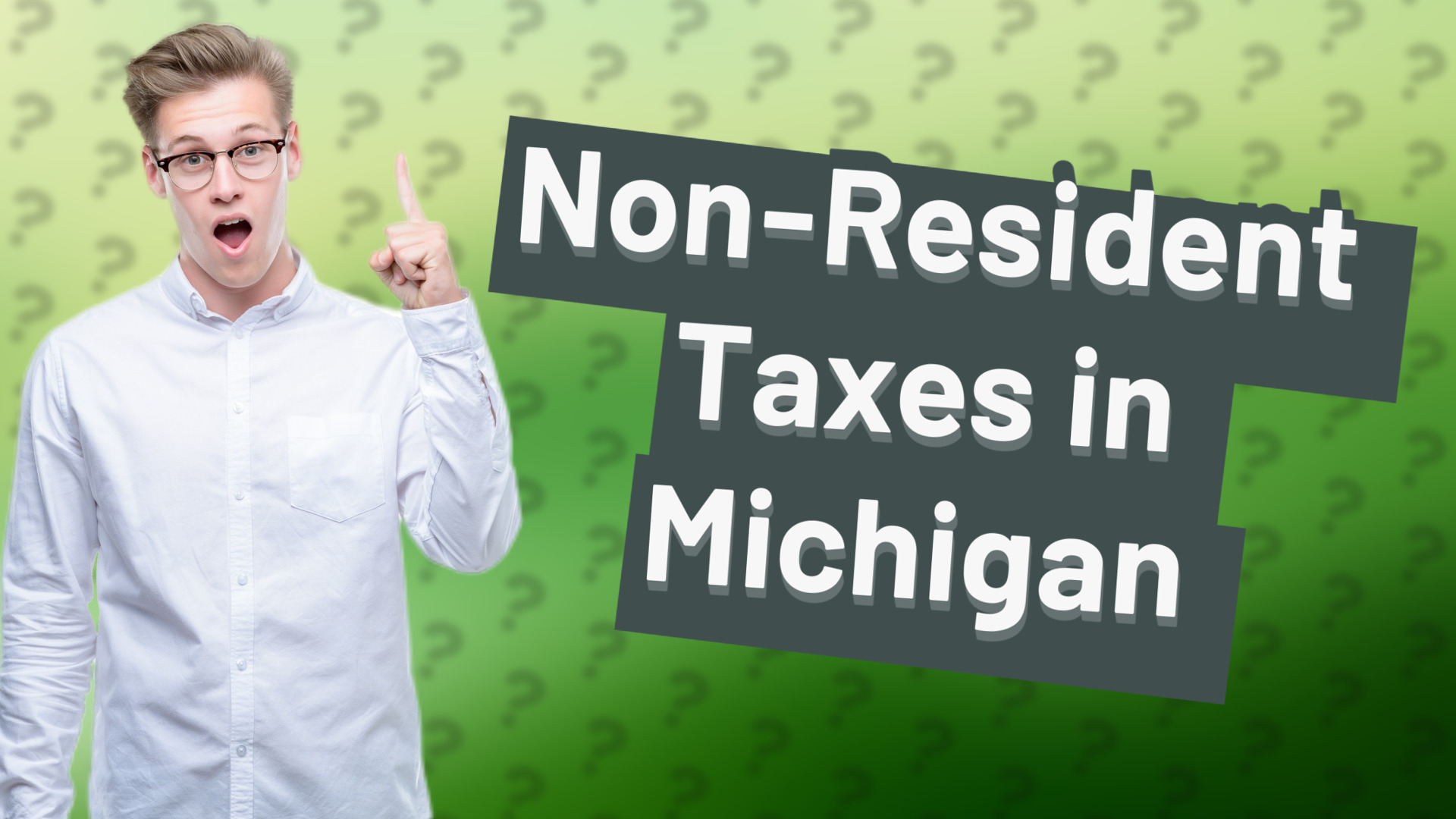Non-Resident Taxes in Michigan
