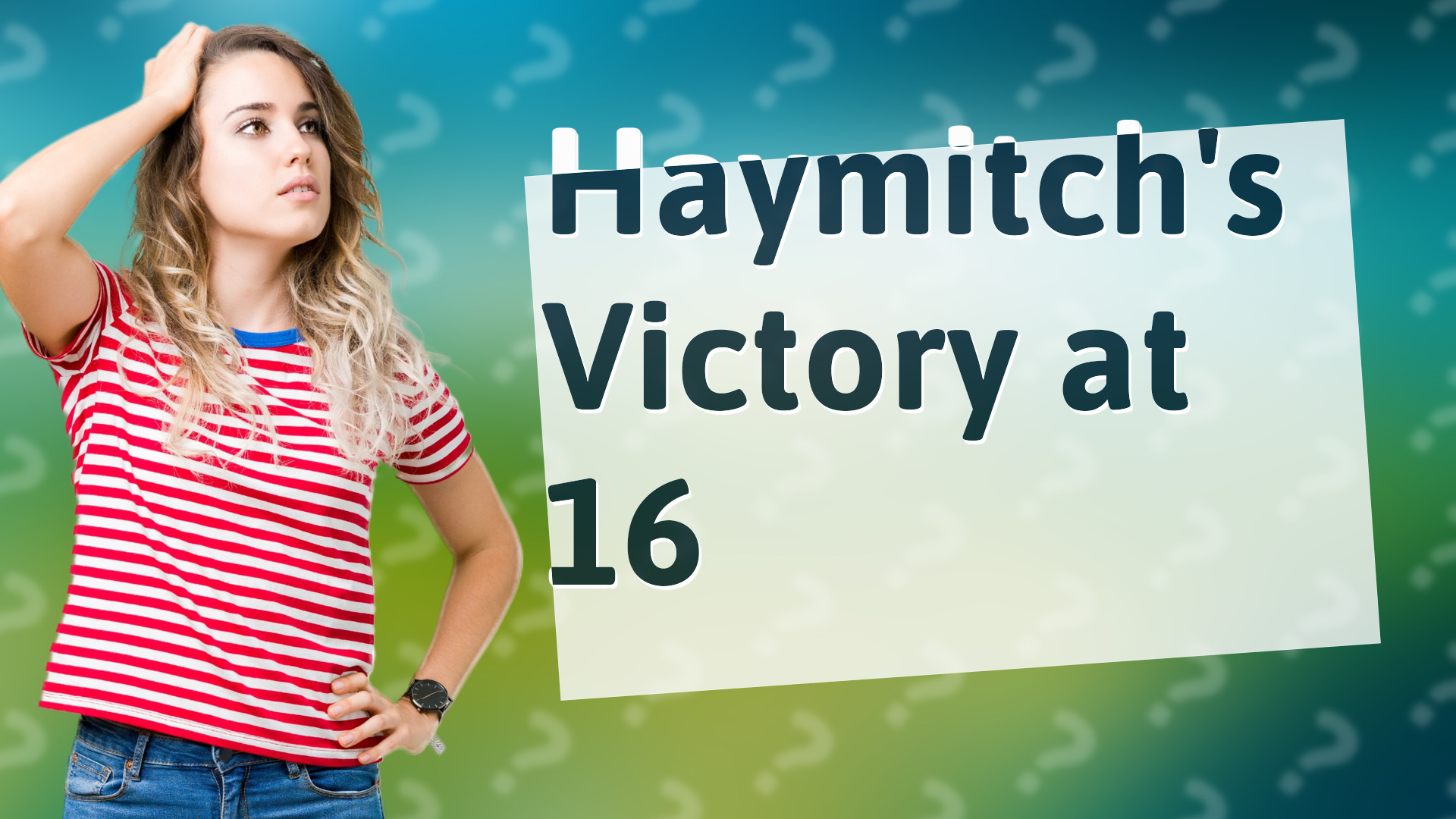 Haymitch's Victory at 16