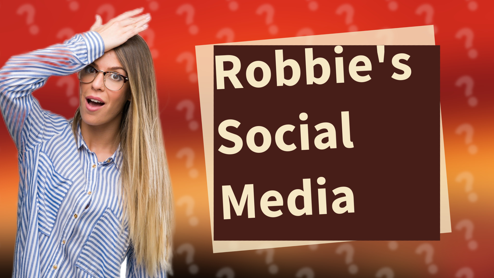 Robbie's Social Media
