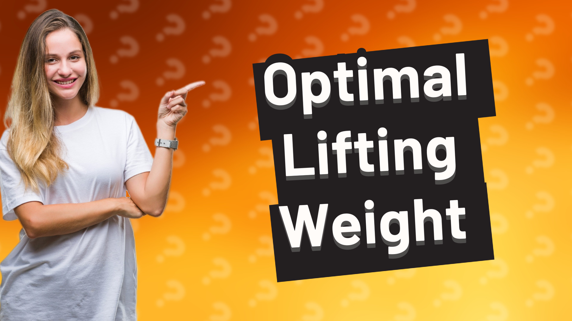 Optimal Lifting Weight