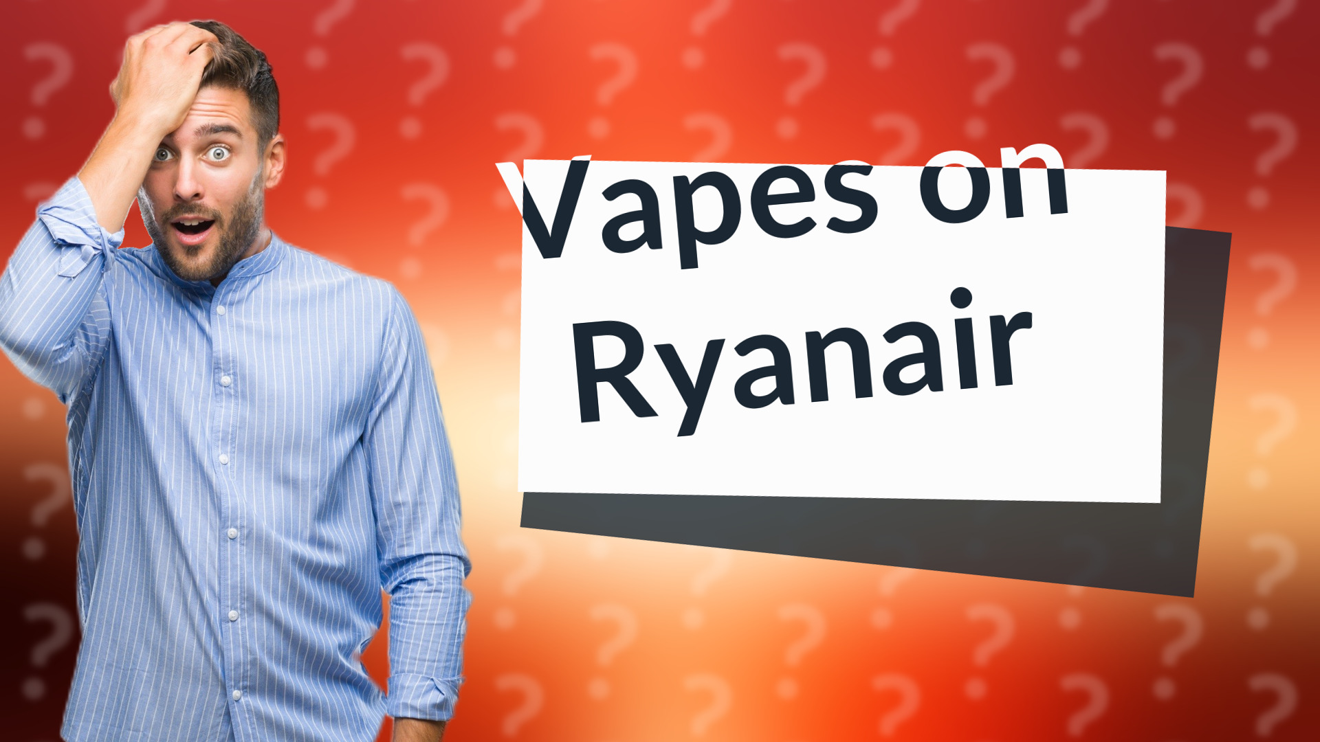 Vapes on Ryanair