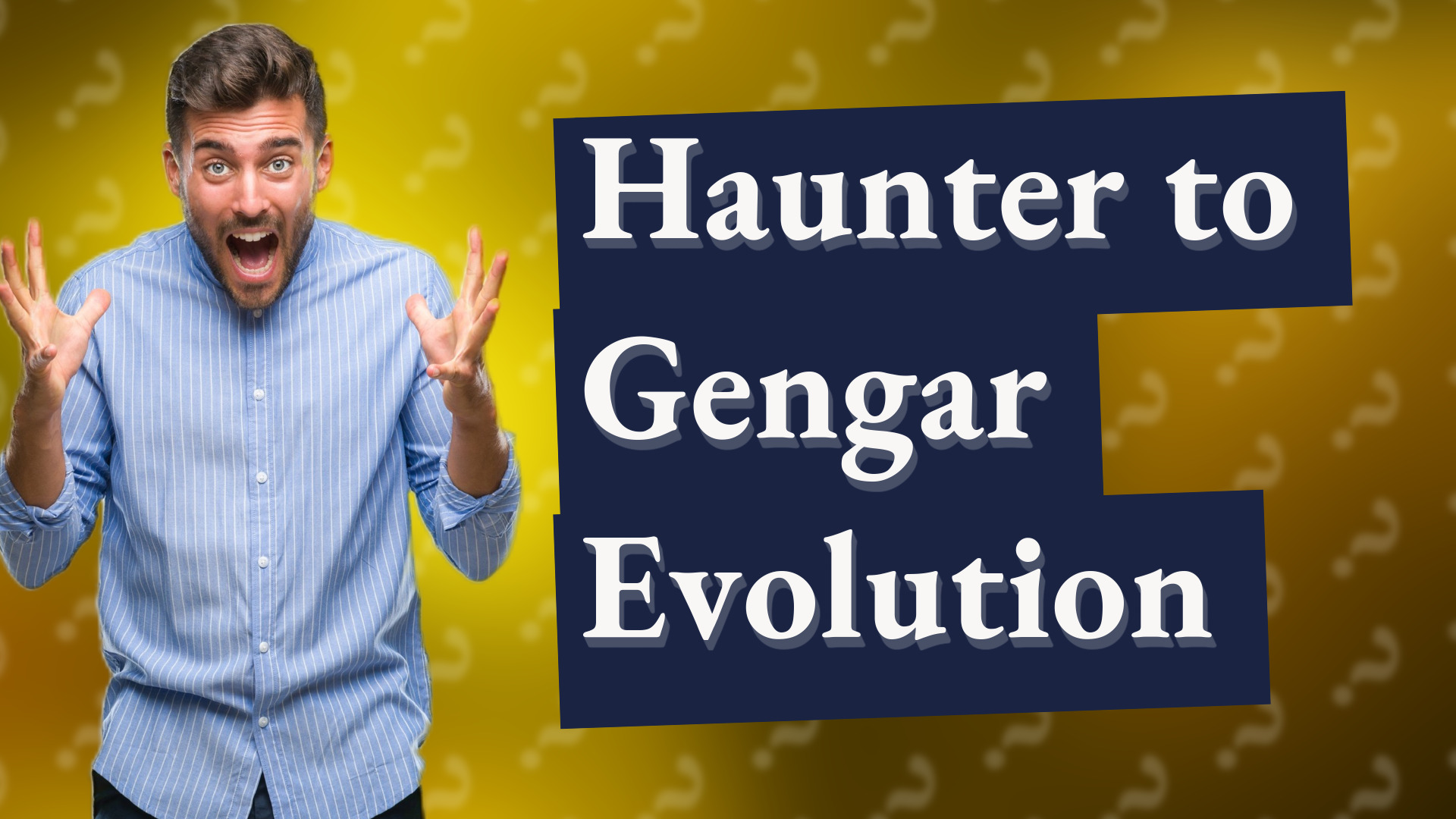 Haunter to Gengar Evolution