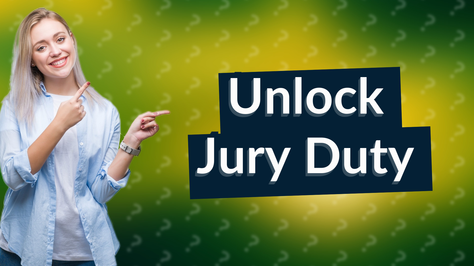 Unlock Jury Duty