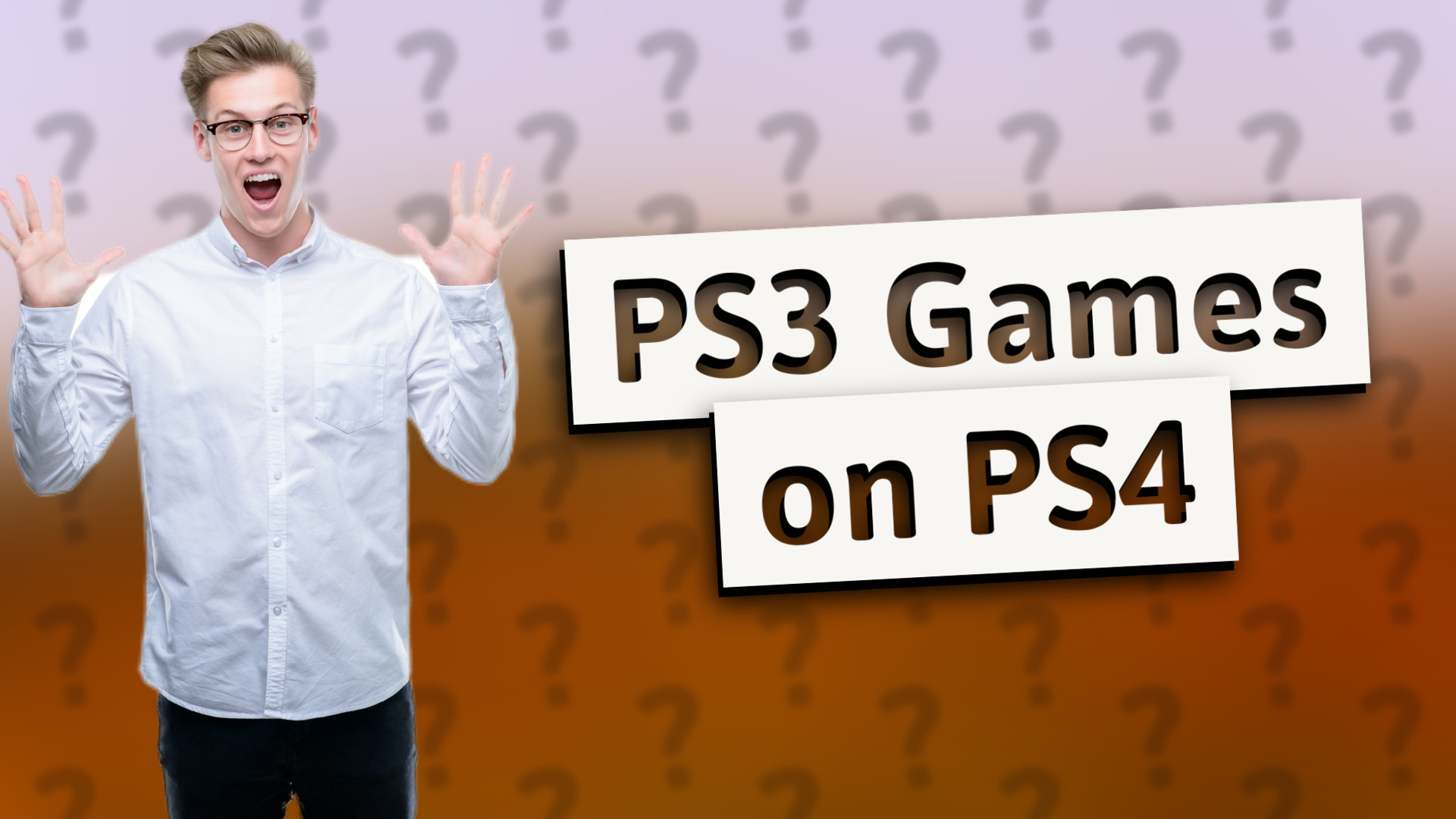 PS3 Games on PS4