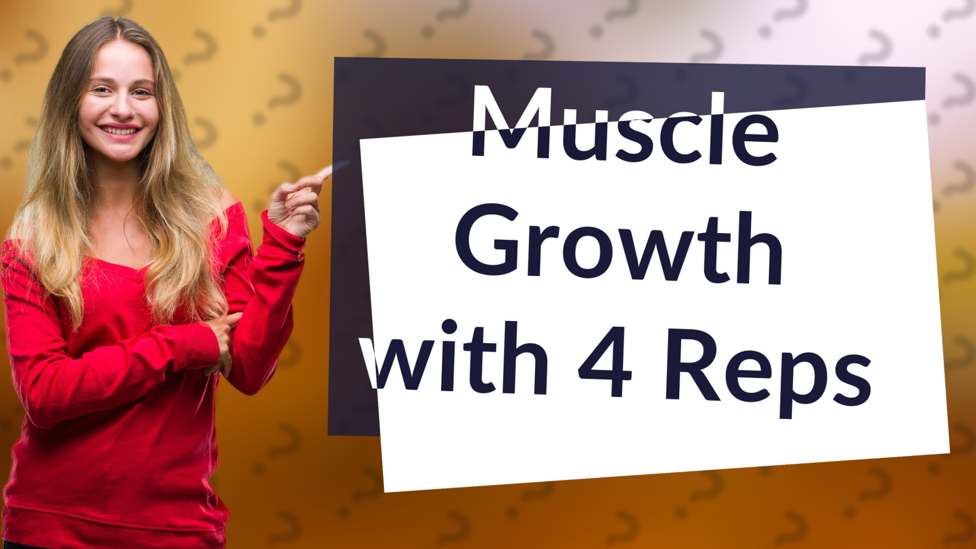 Muscle Growth with 4 Reps