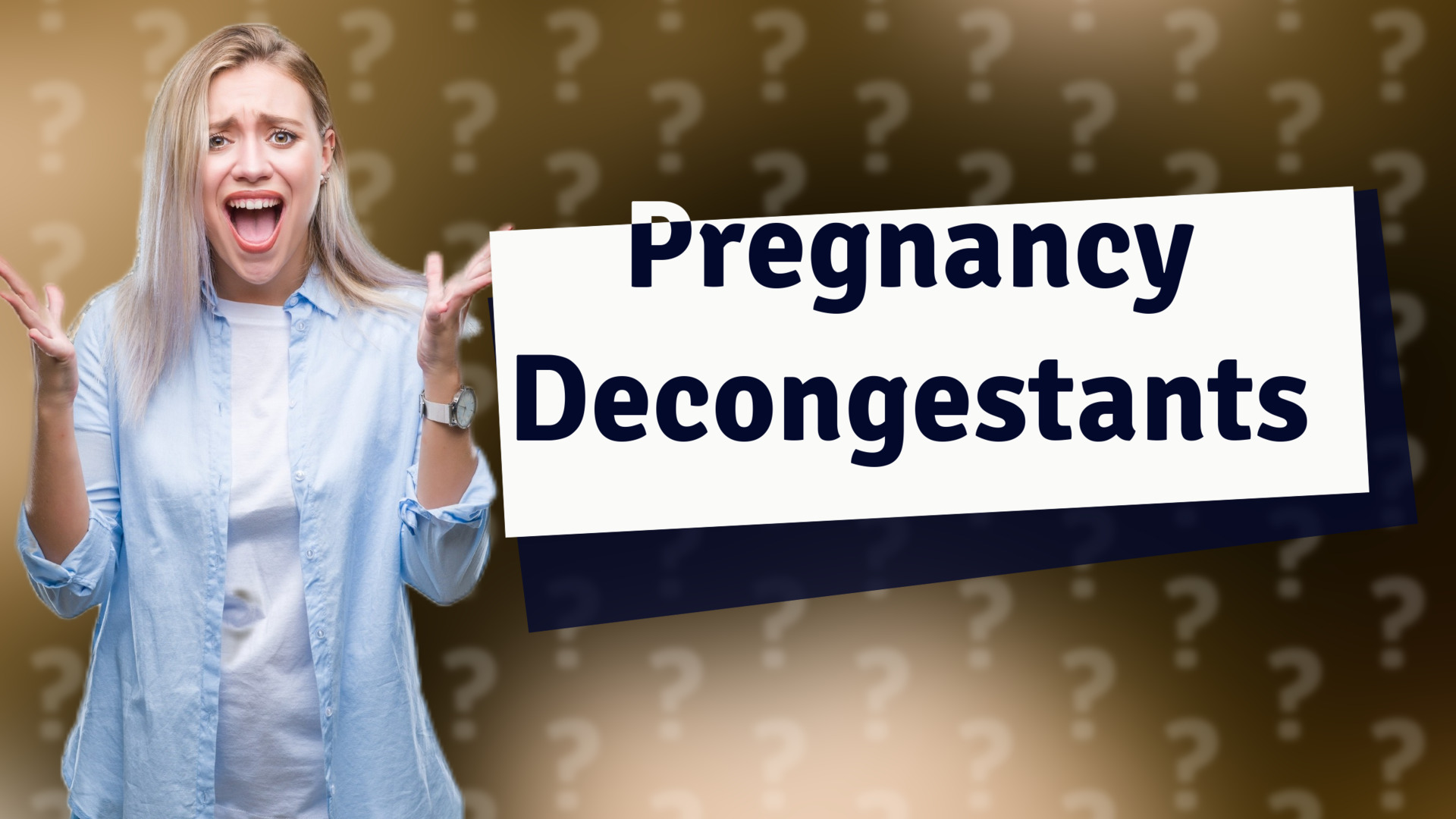 Pregnancy Decongestants