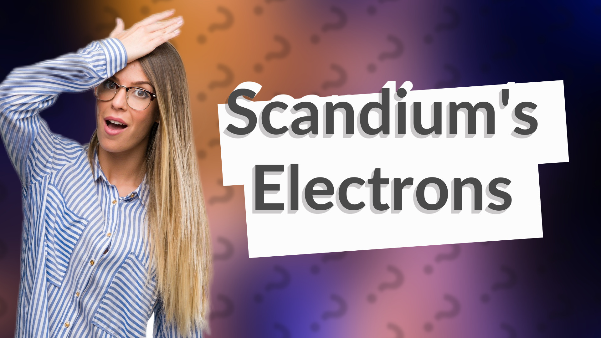 Scandium's Electrons
