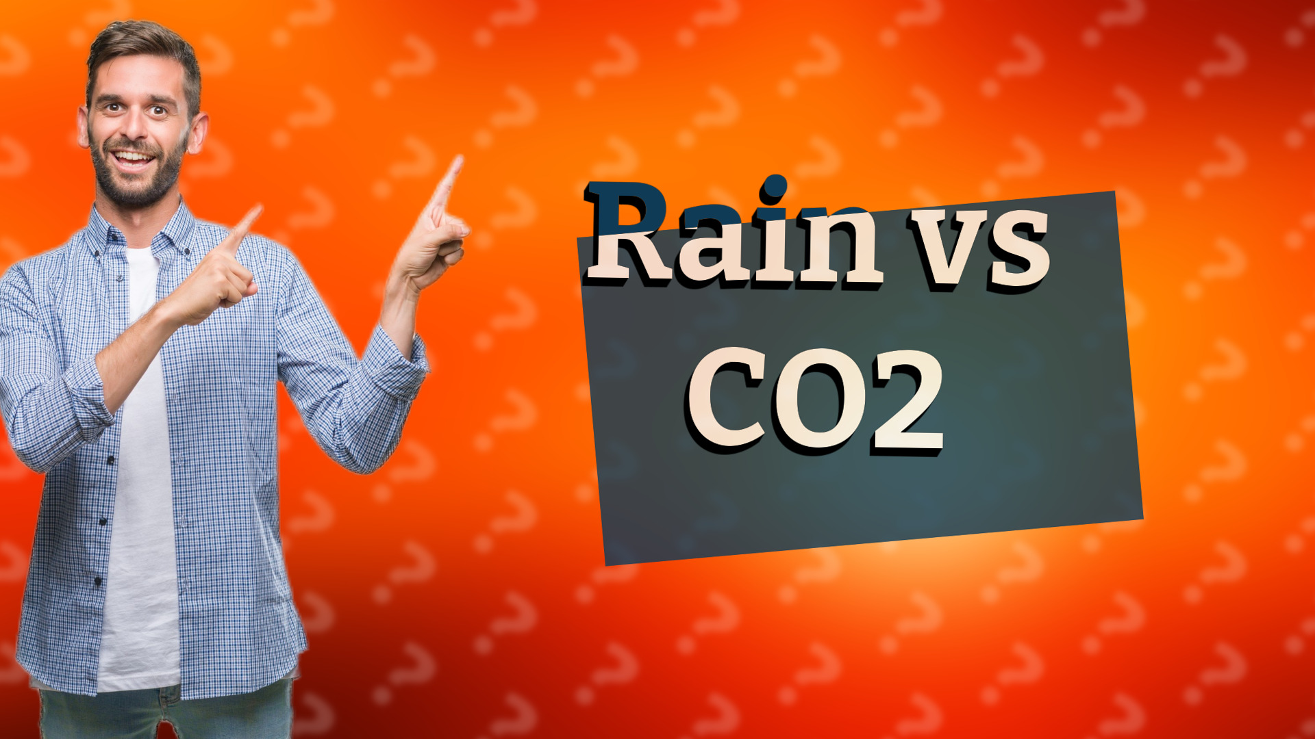 Rain vs CO2