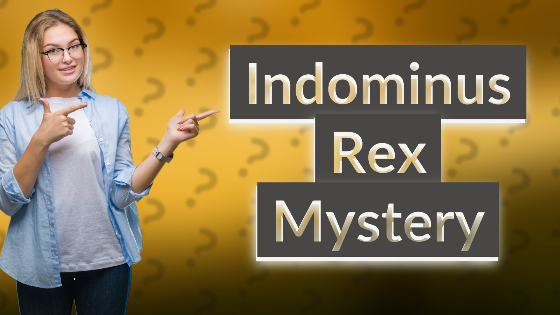 Indominus Rex Mystery