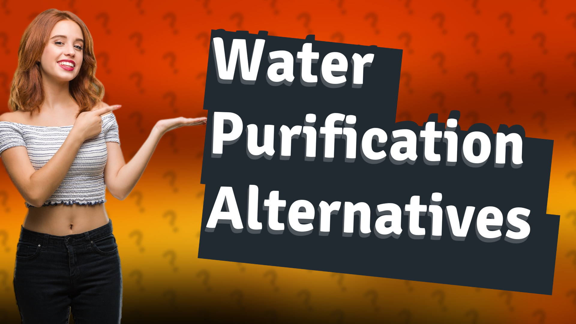 Water Purification Alternatives