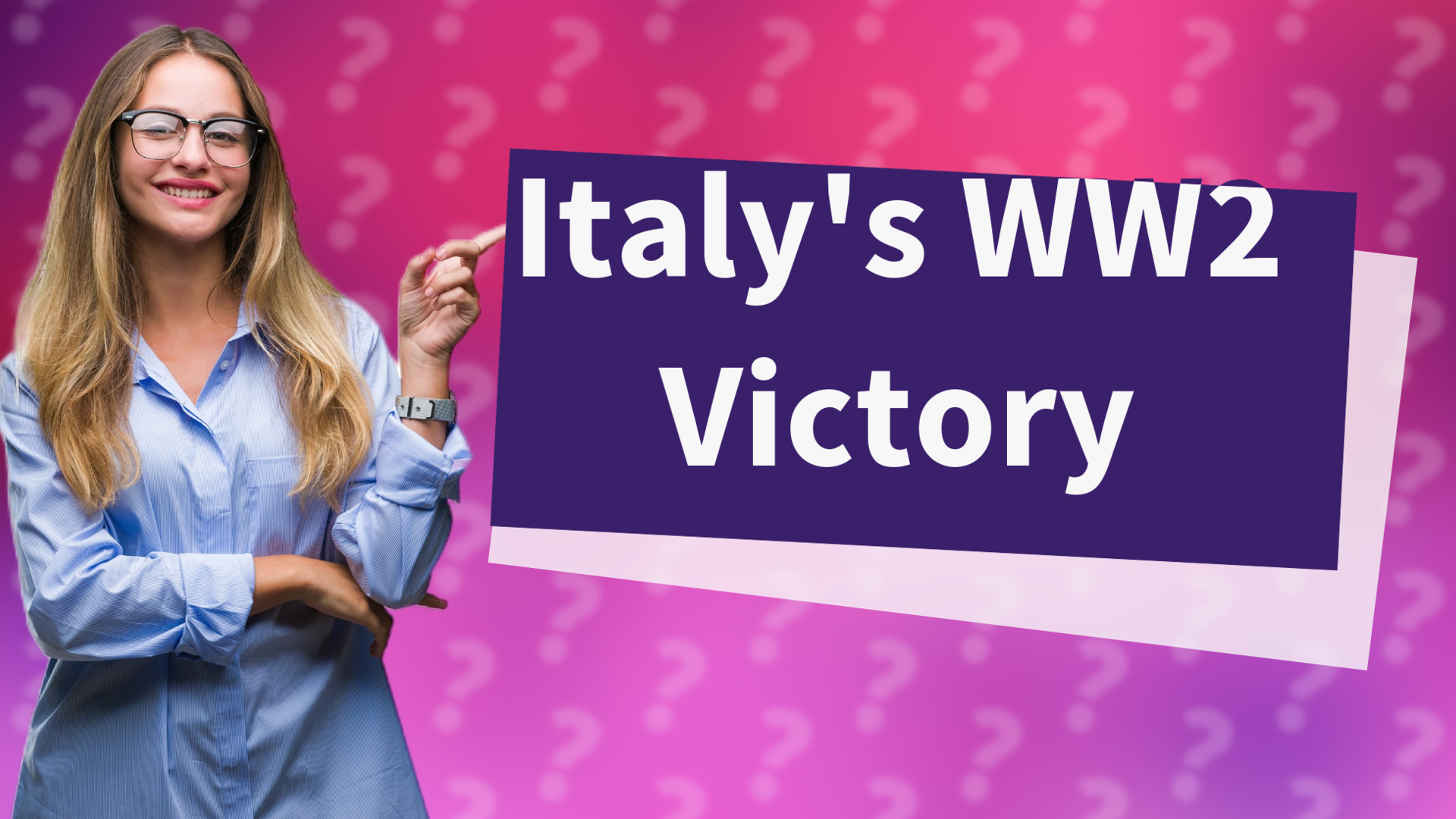 Italy's WW2 Victory