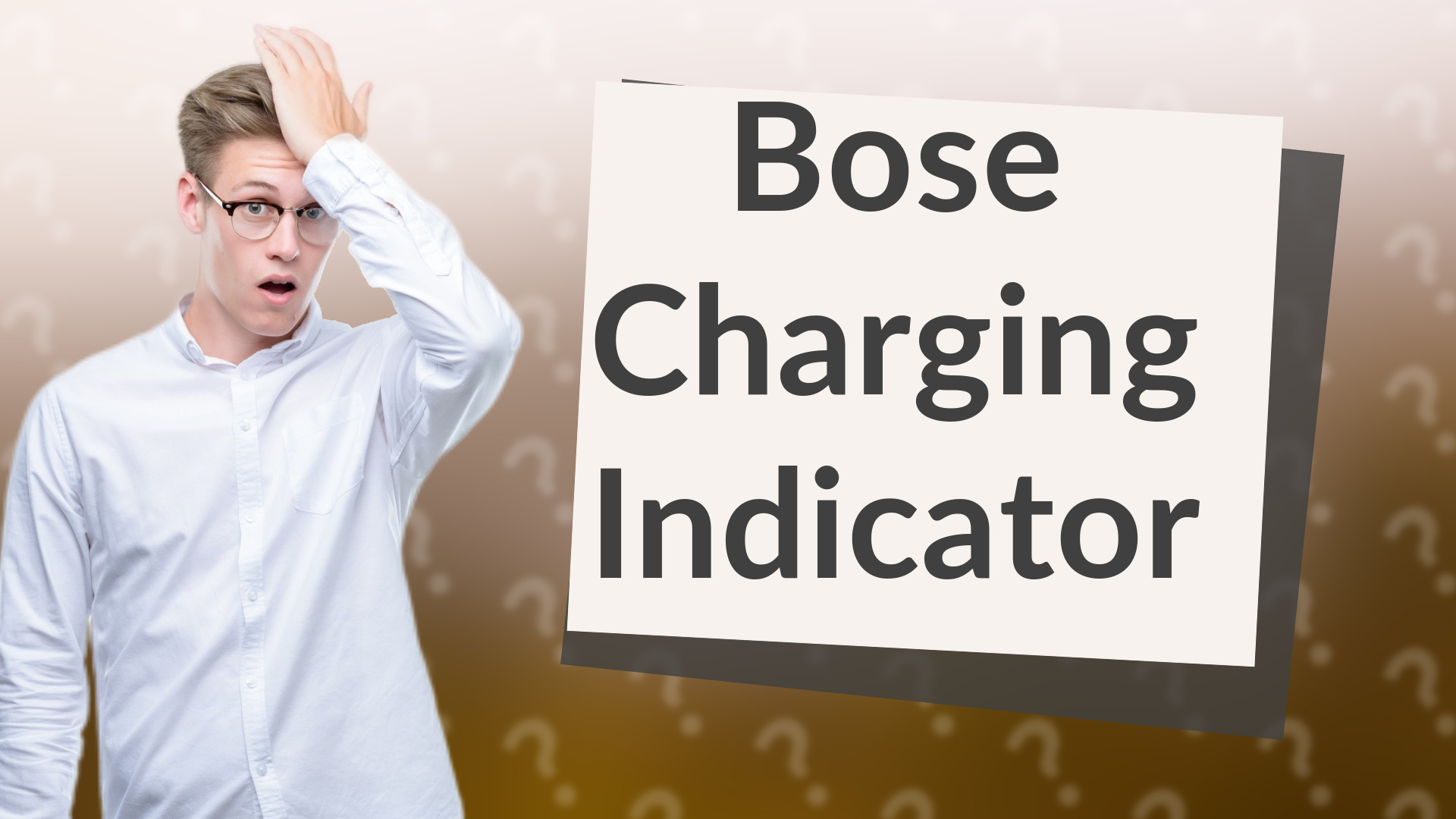 Bose Charging Indicator