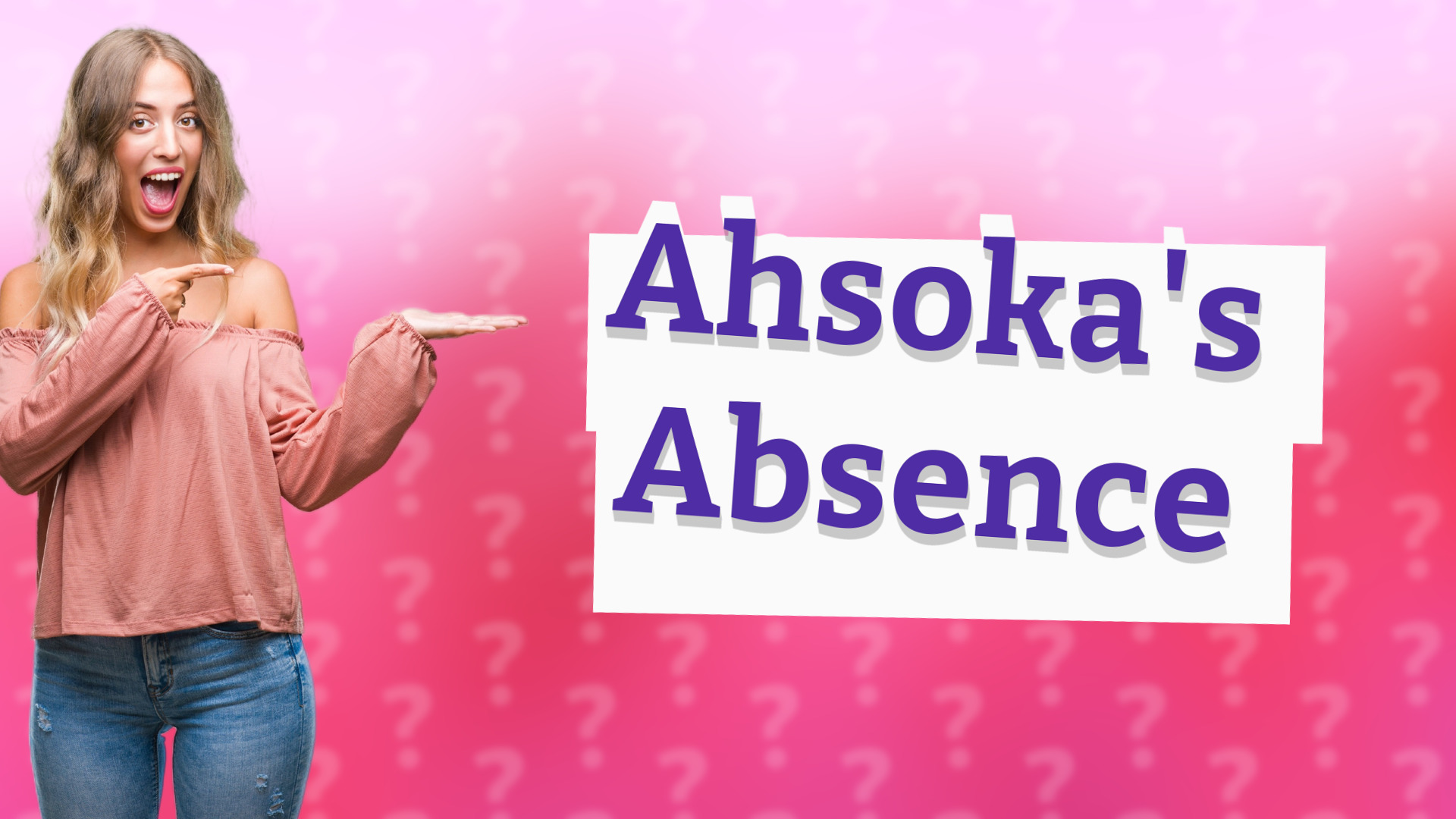 Ahsoka's Absence
