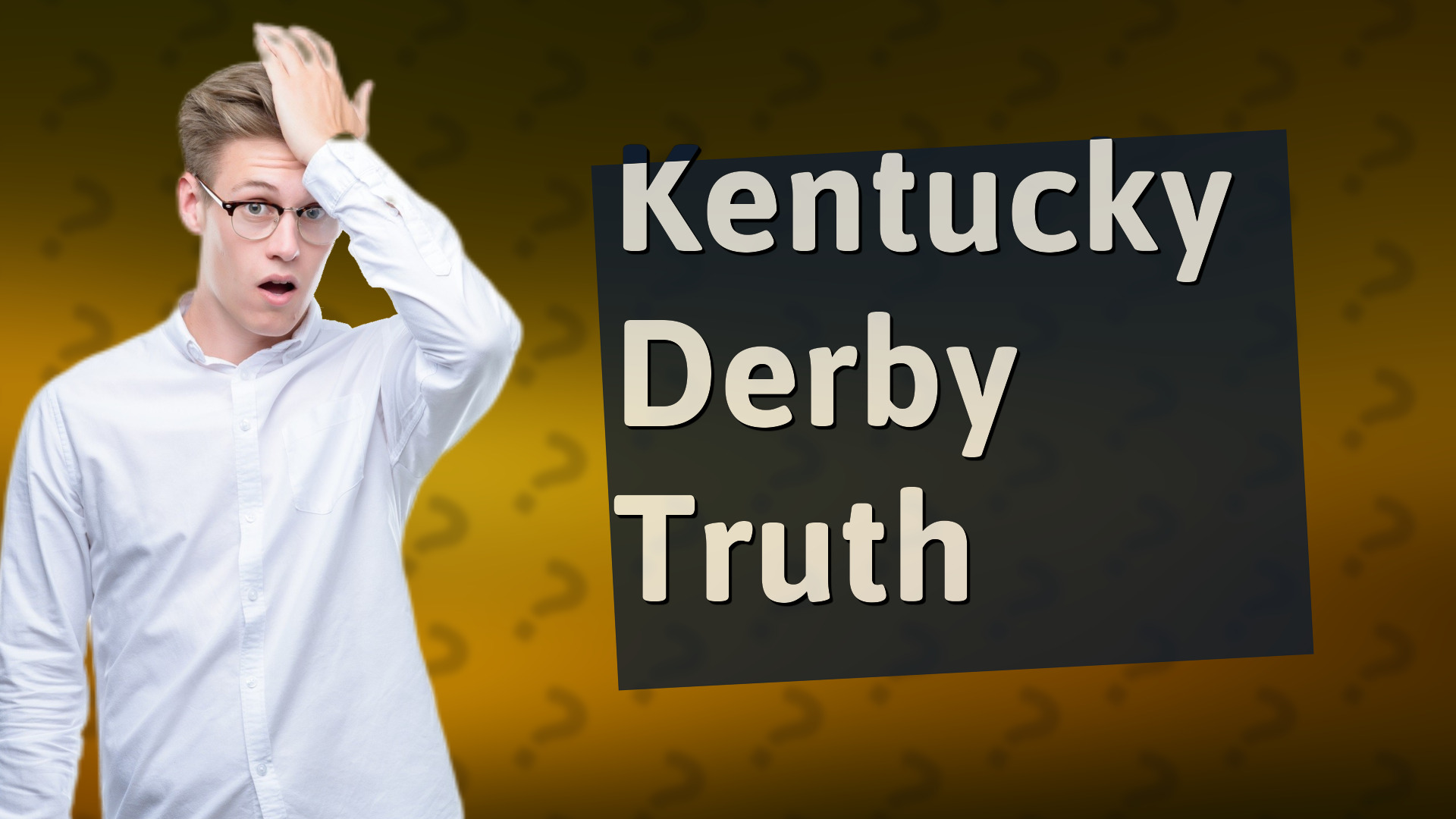 Kentucky Derby Truth