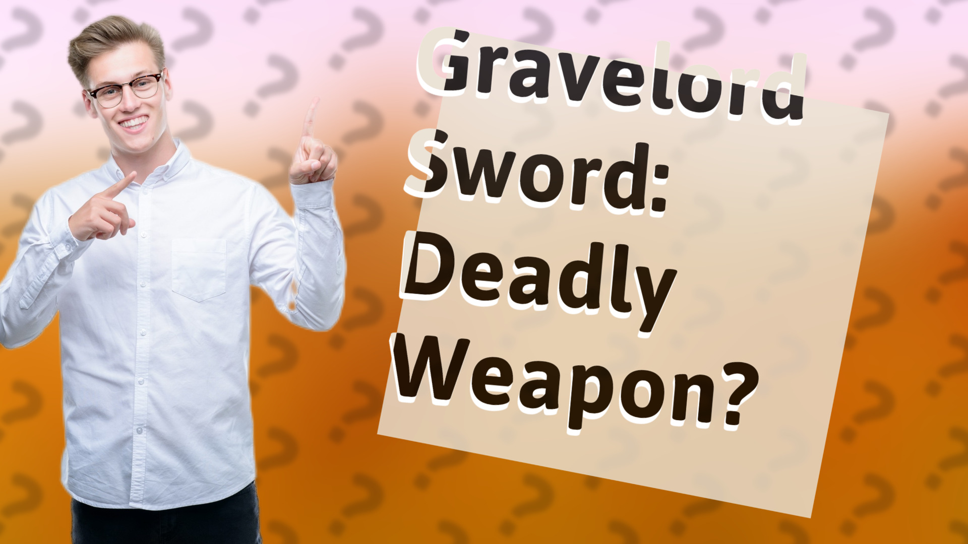 Gravelord Sword: Deadly Weapon?