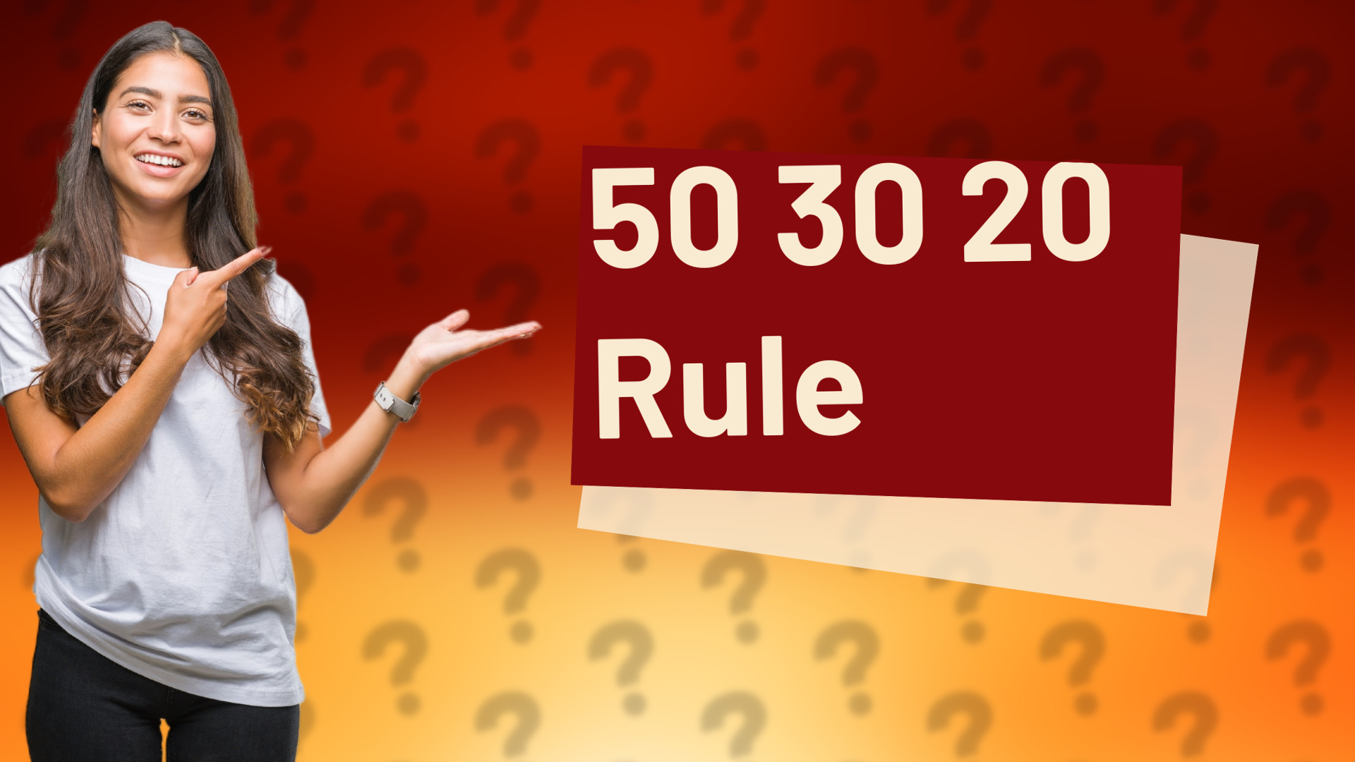 50 30 20 Rule