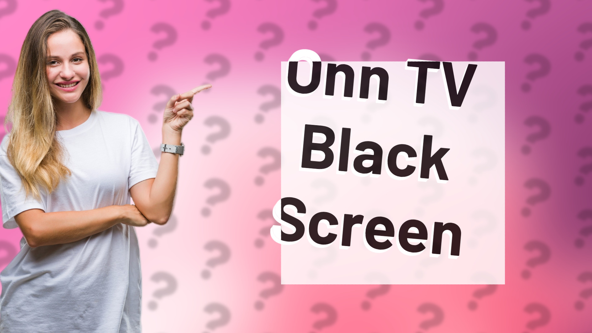 Onn TV Black Screen
