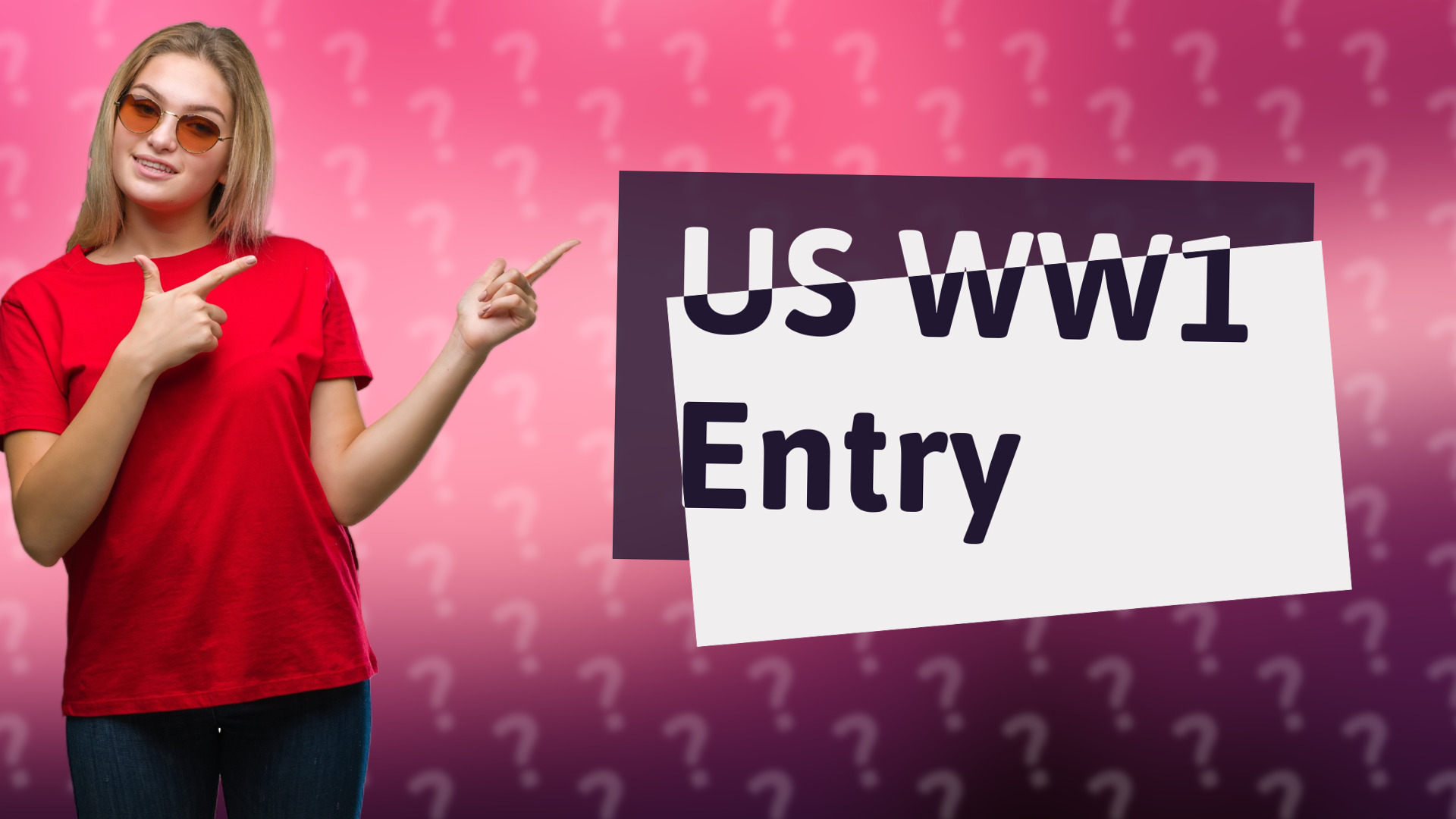 US WW1 Entry