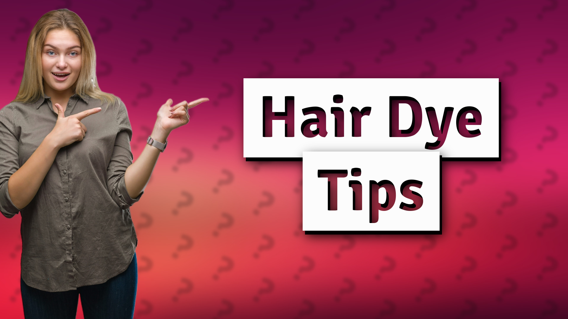 Hair Dye Tips