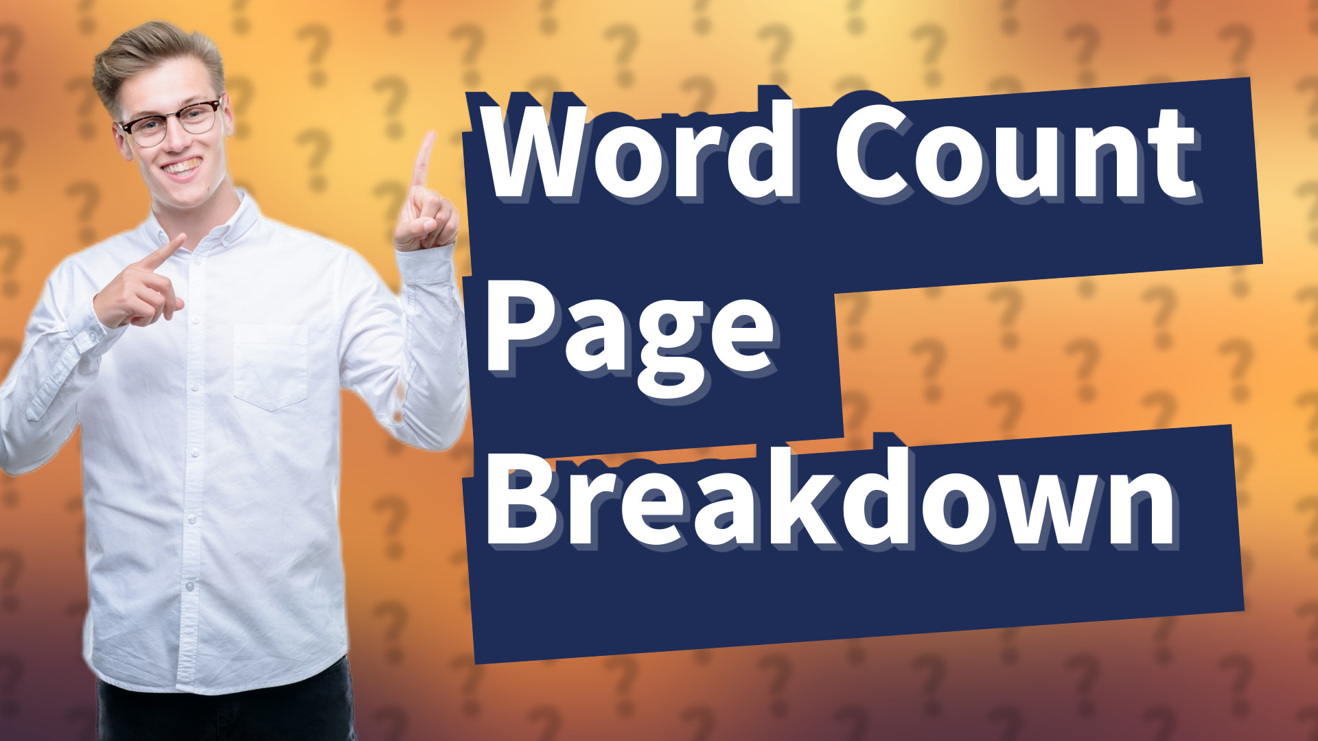 Word Count Page Breakdown