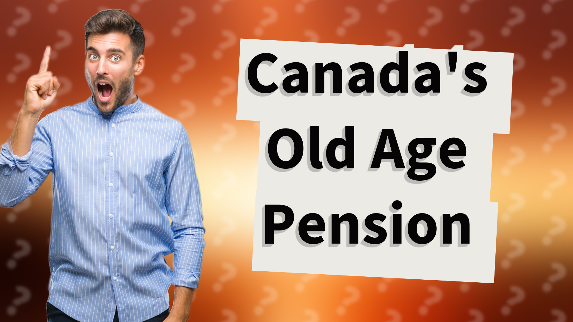 Canada's Old Age Pension
