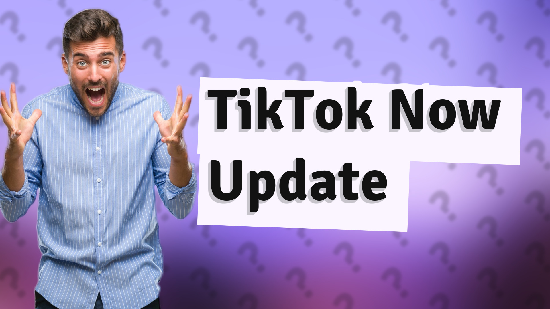 TikTok Now Update