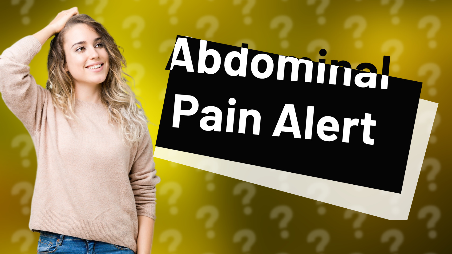 Abdominal Pain Alert