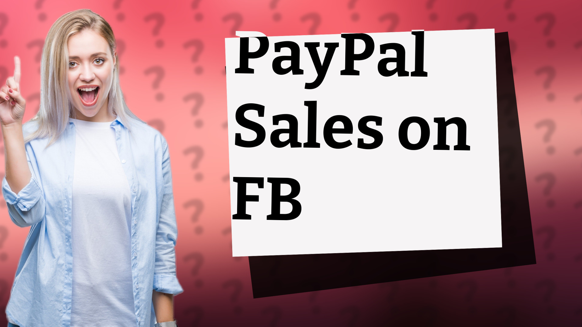 PayPal Sales on FB