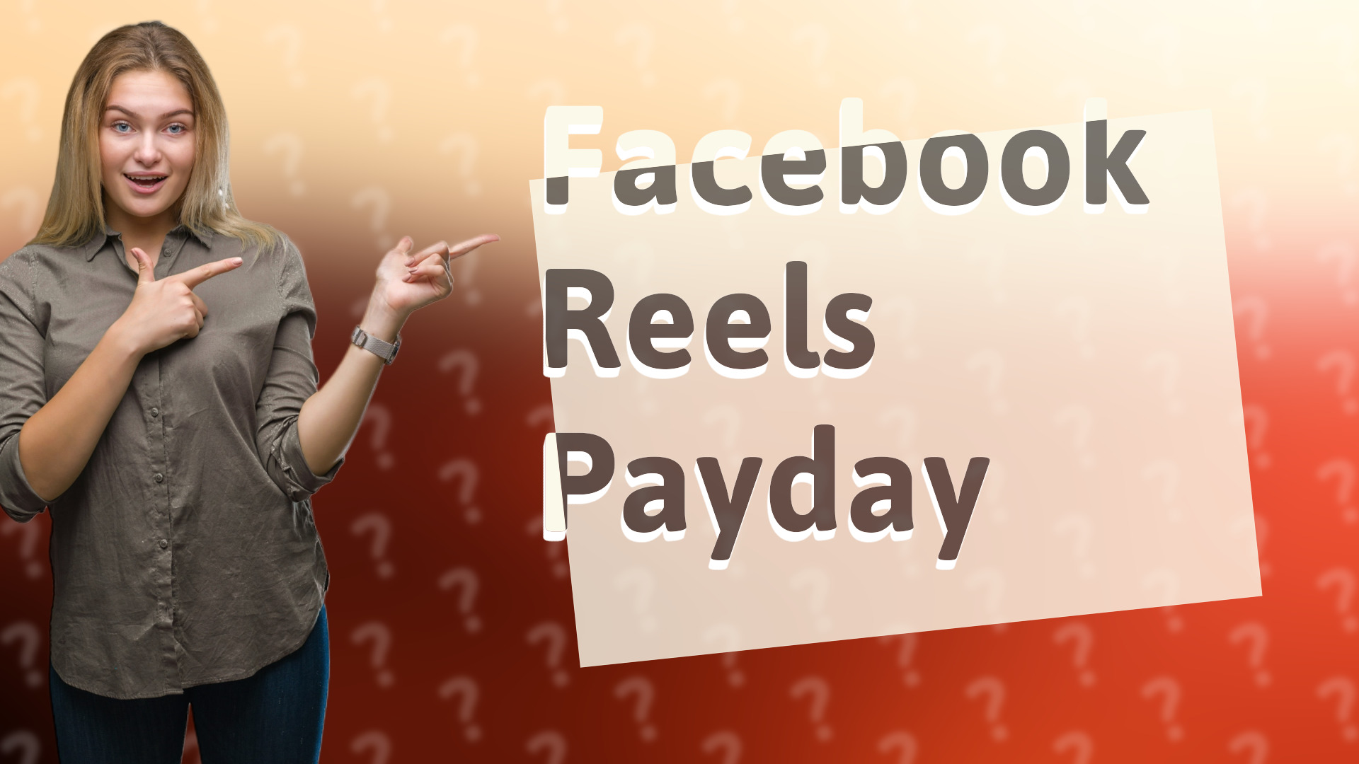 Facebook Reels Payday