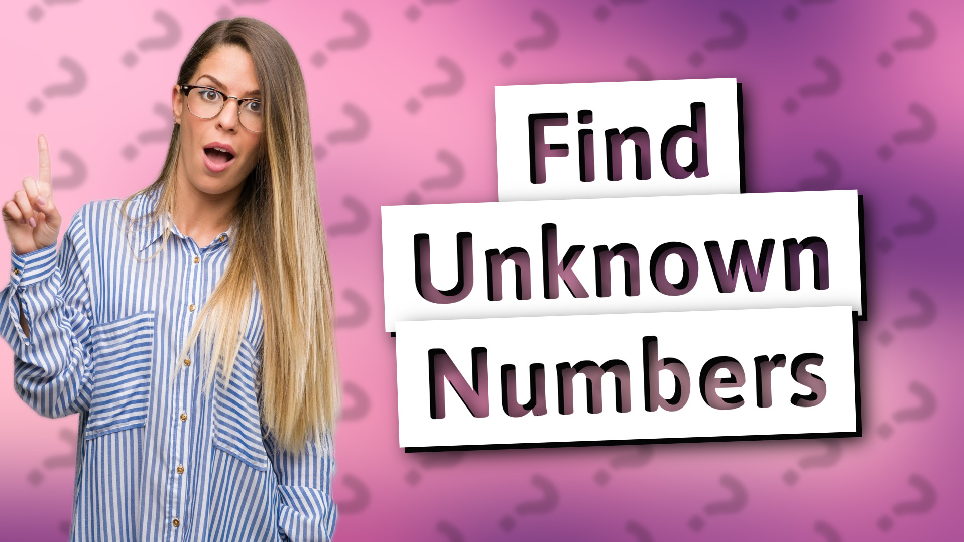 Find Unknown Numbers