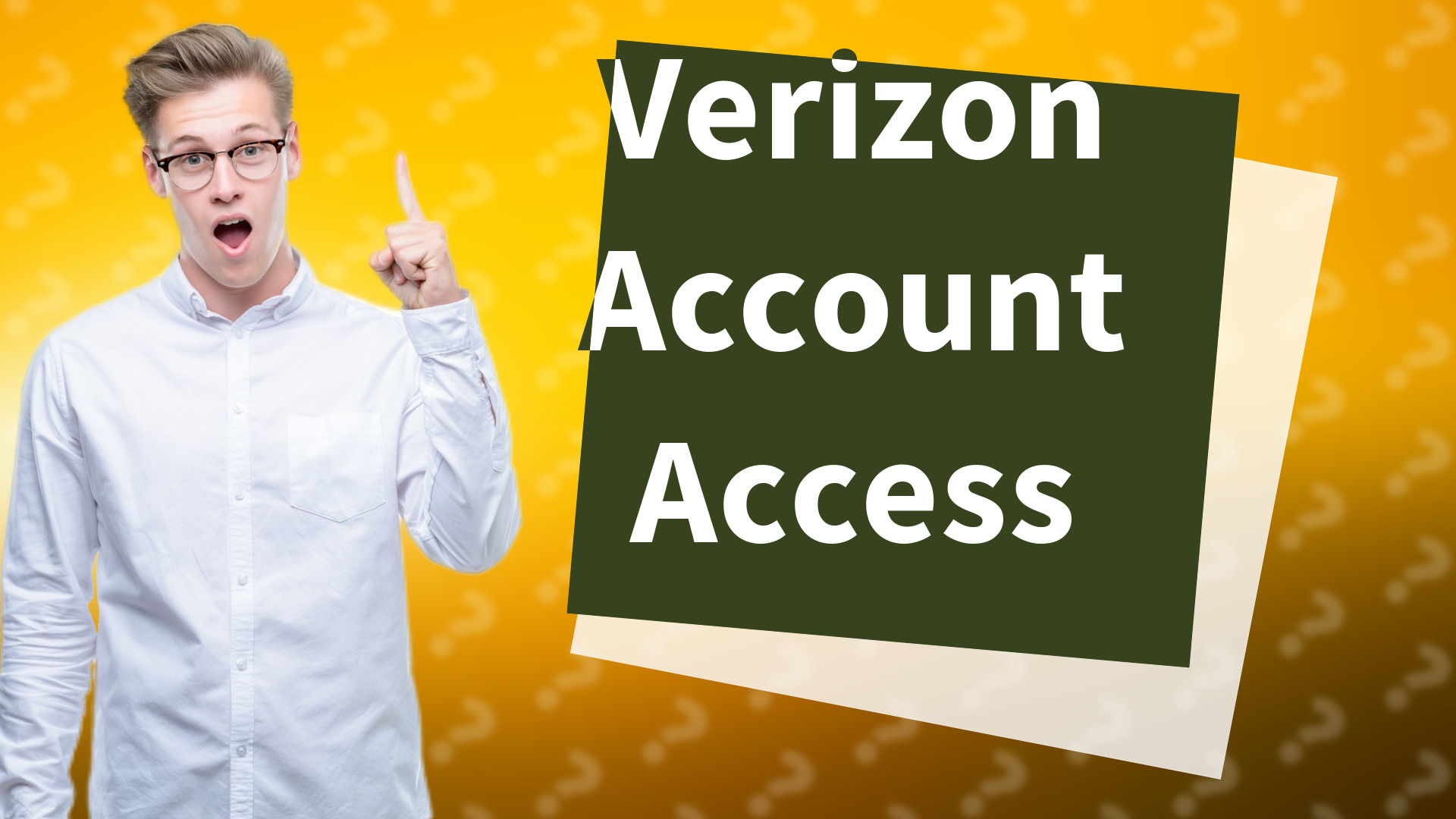 Verizon Account Access