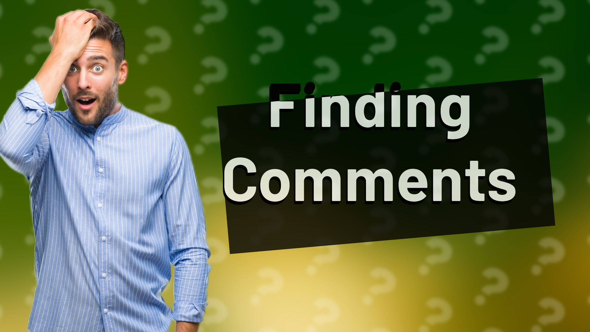 Finding Comments