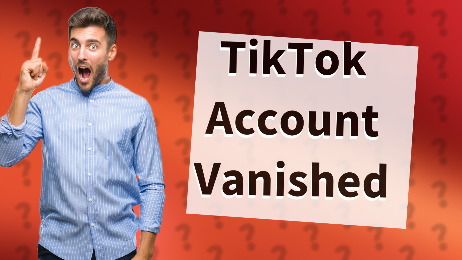 TikTok Account Vanished