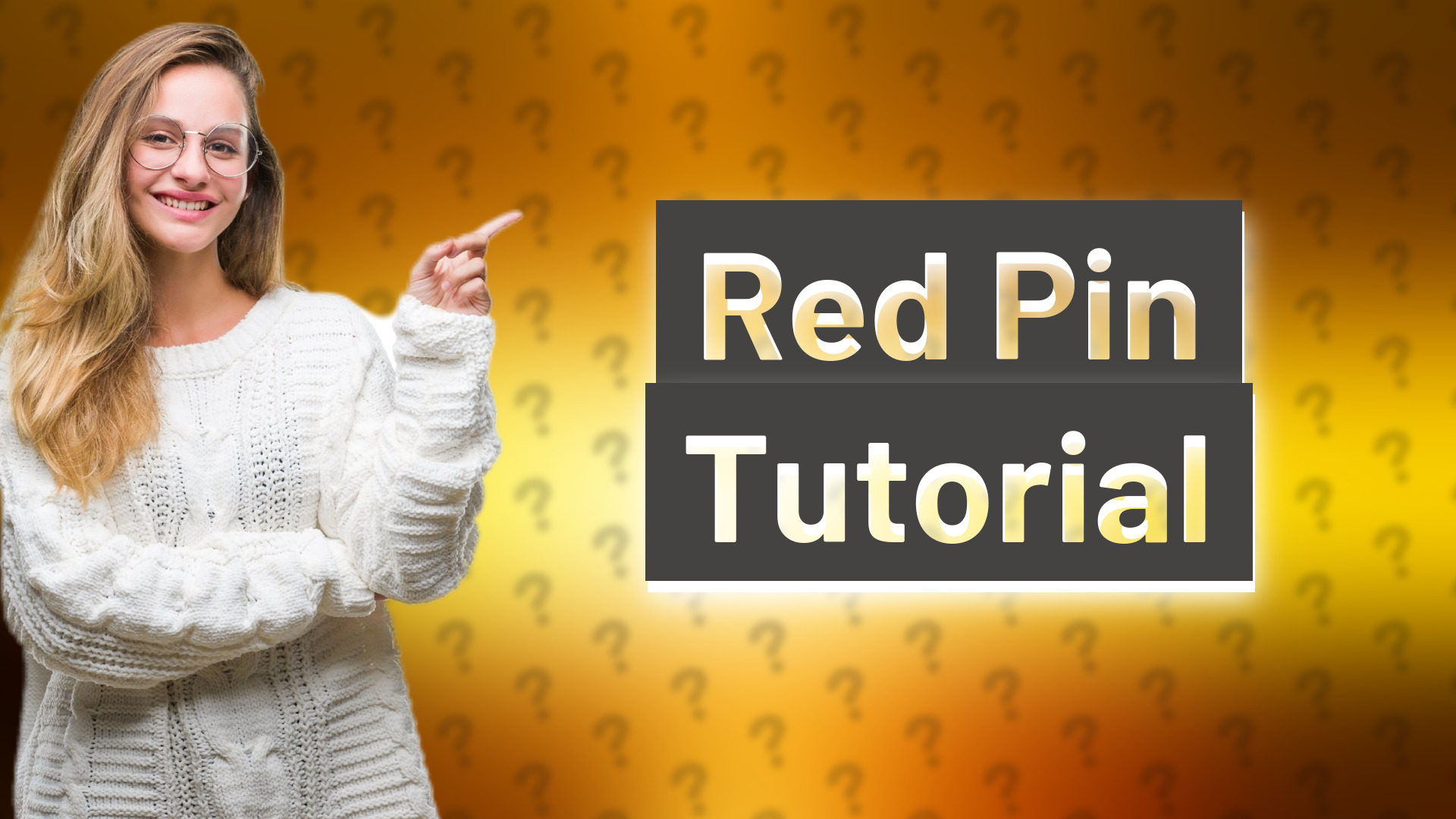 Red Pin Tutorial
